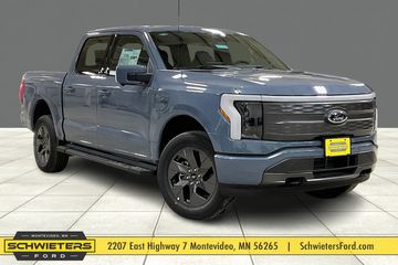 New Azure Gray Metallic Tri-Coat 2023 Ford F-150 Lightning